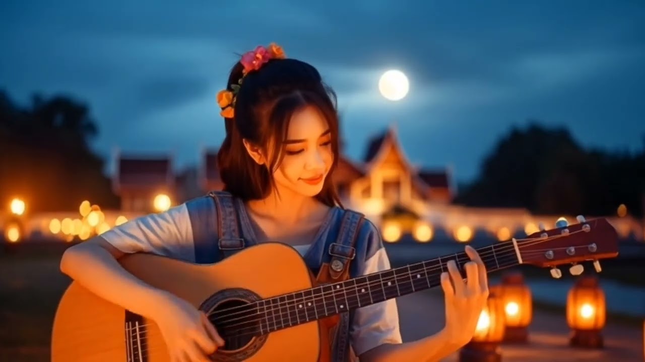 Soft music under the moonlight.