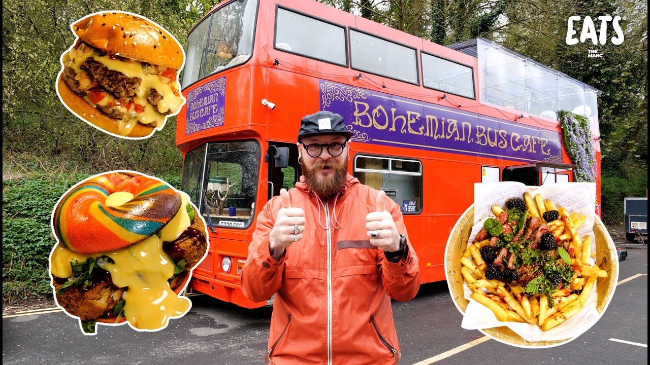 There’s A Burger Restaurant Inside This Double Decker Bus In Cheshire