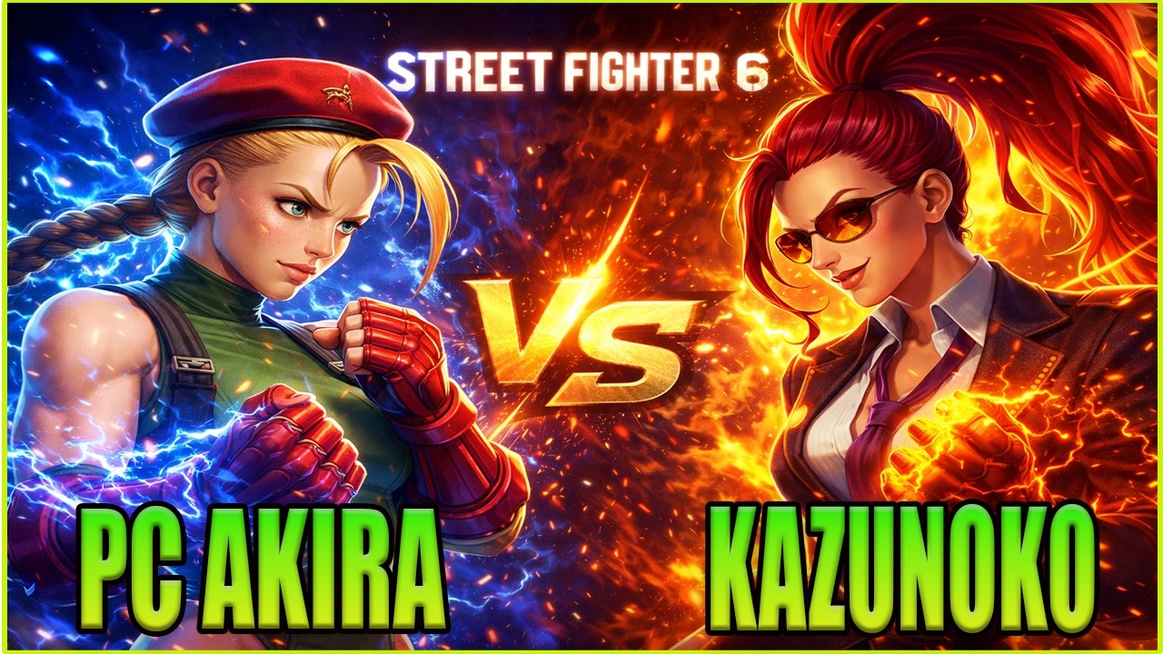 🔥SF6🔥PC AKIRA (CAMMY) VS KAZUNOKO (C.VIPER)🔥STREET FIGHTER 6🔥