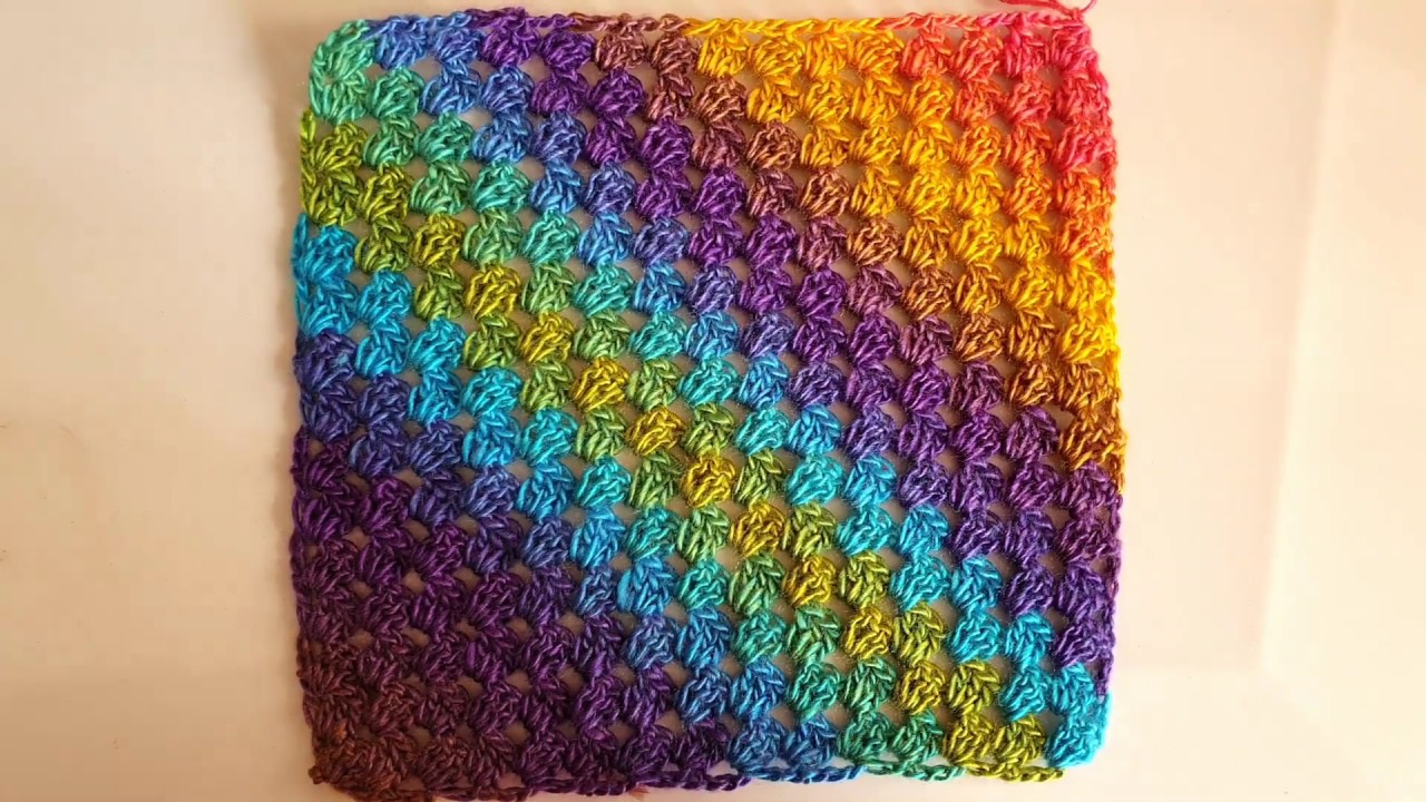 cuadro facil a crochet tejido en DIAGONAL  / CROCHET GANCHILLO 😍😍👍👍