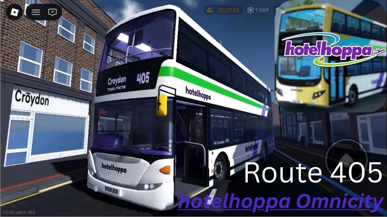 Roblox Croydon | hotelhoppa Omnicity | Route 405 | South Croydon South End ~ Croydon Town Centre
