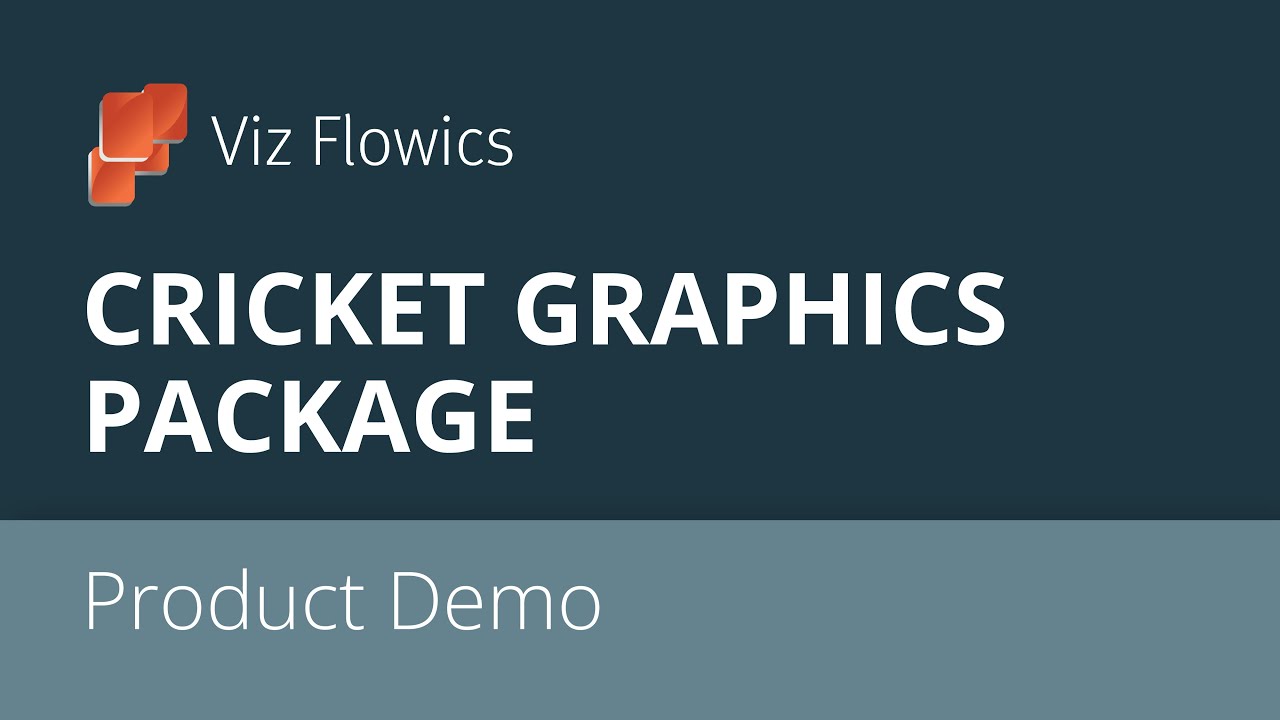 Viz Flowics - Cricket Broadcast Graphics - Product Demo