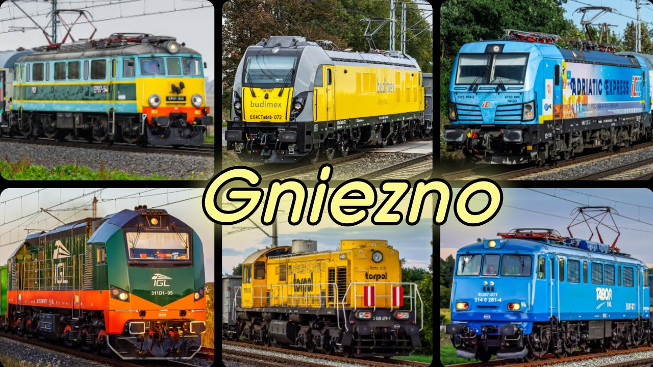 Pociągi w Gniezno i okolice - Jesień 2025