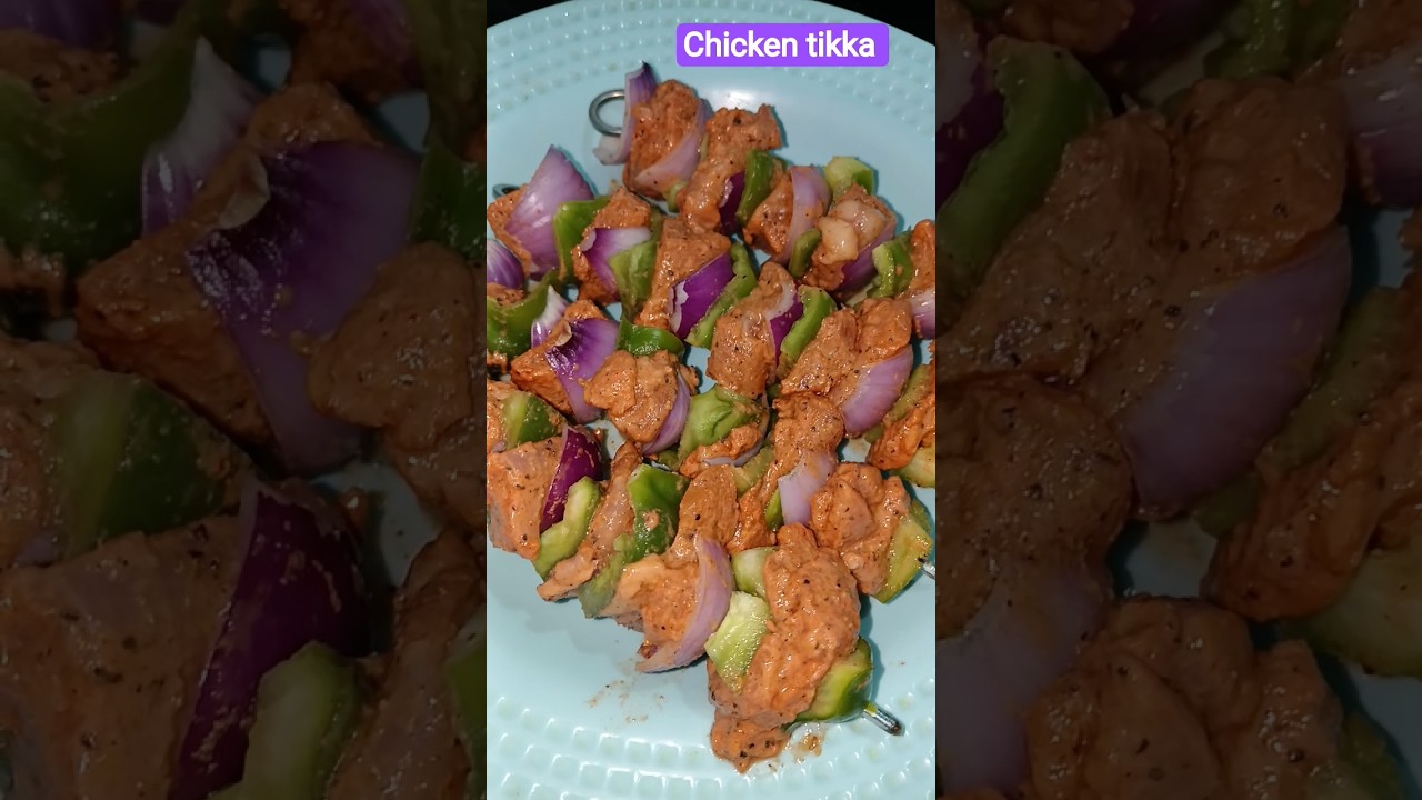 Homemade Chicken Tikka kabab 🍡