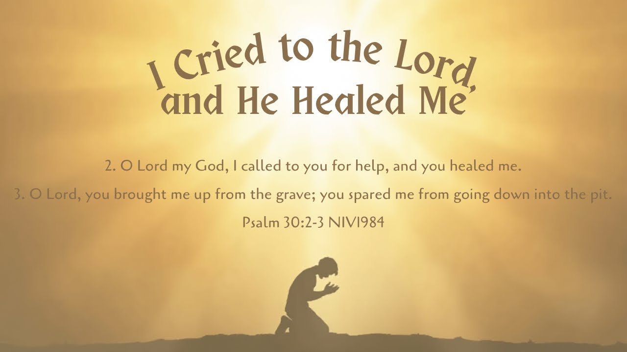 I Cried to the Lord, and He Healed Me | Psalm 30:2–3 NIV