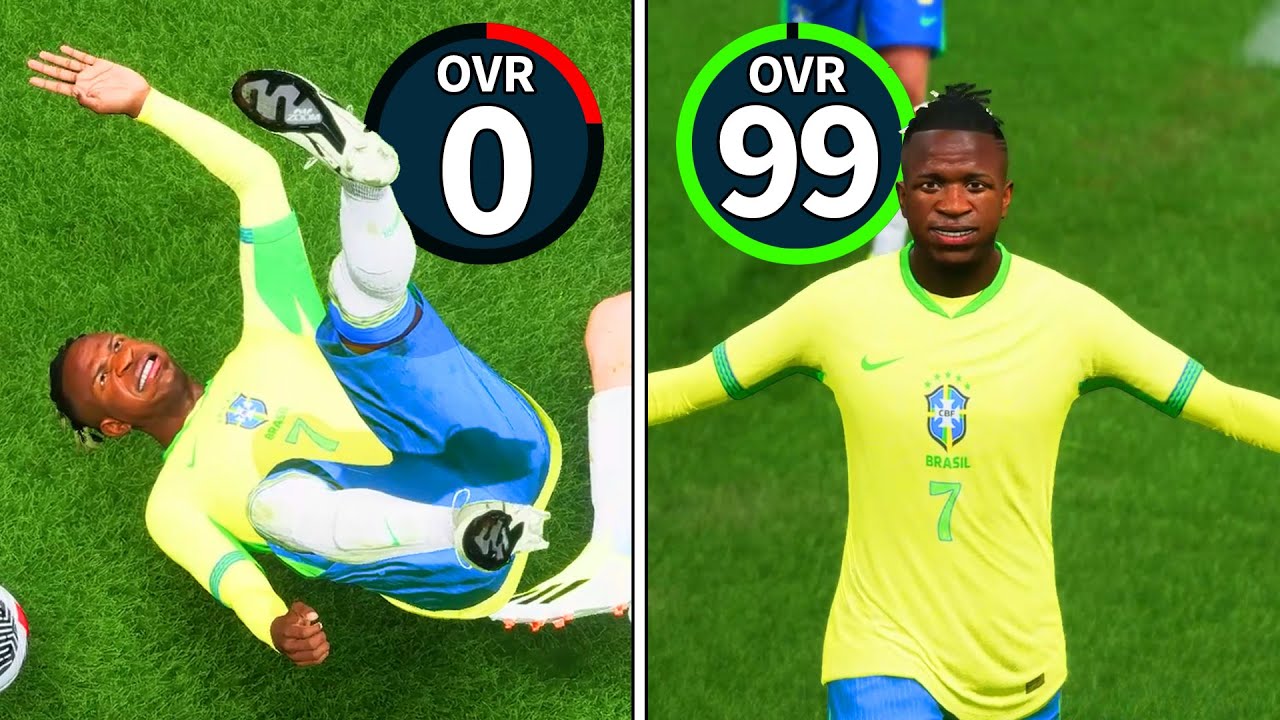 Cada GOL do Vinicius Jr, Aumenta OVERALL