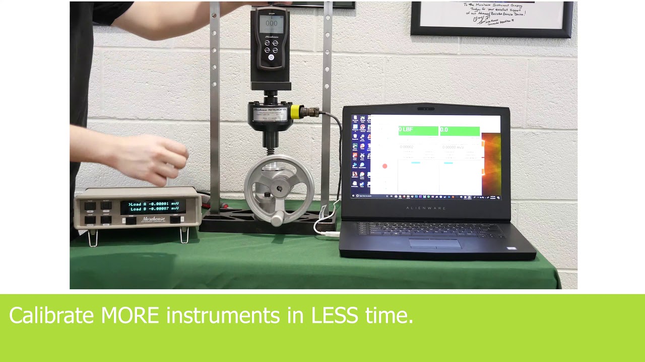 (Morehouse PCM) to Calibrate Force Gauges and Load Cells.