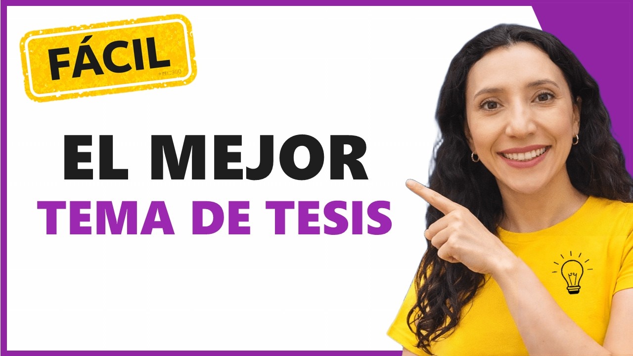 🤔 💥¿CÓMO ENCONTRAR UN TEMA DE INVESTIGACIÓN PERFECTO? Investigar es fácil