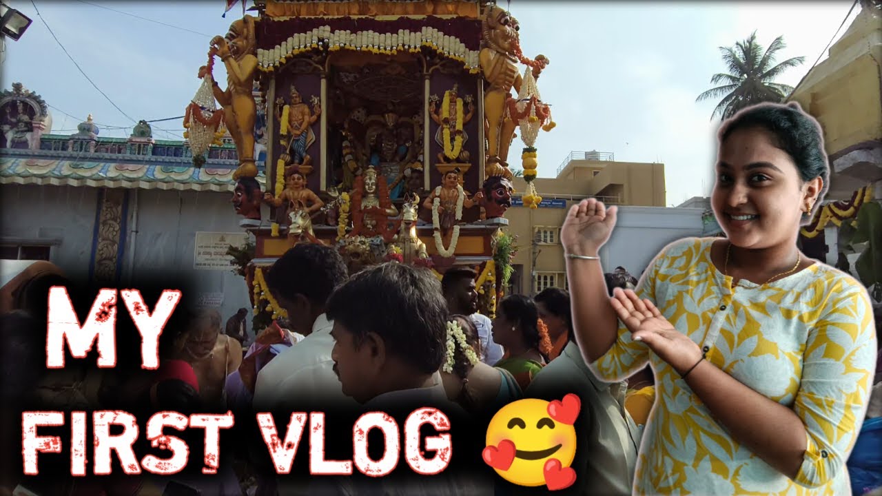 My First Vlog : Chill Evining with Friends | Day in my life | Vasanthpura jatre 🥰