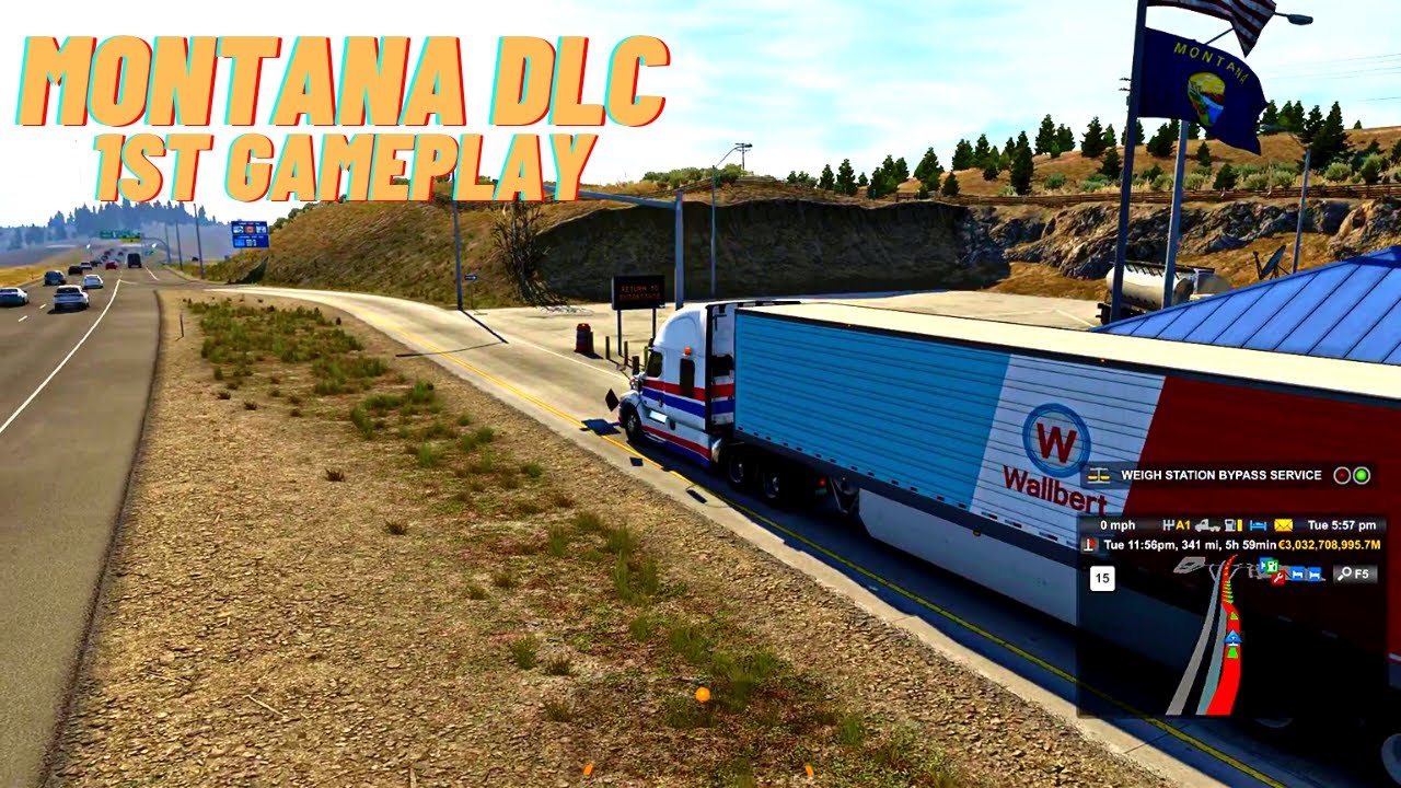Latest DLC Montana 1st Gameplay American Truck Simulator