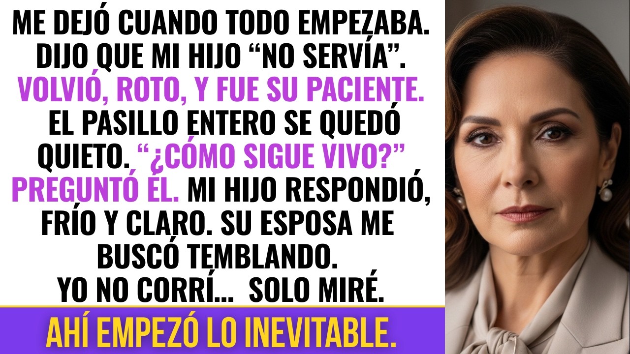 Mi ex apareció en urgencias… y el médico que lo sostuvo de pie lo miró como a un desconocido…
