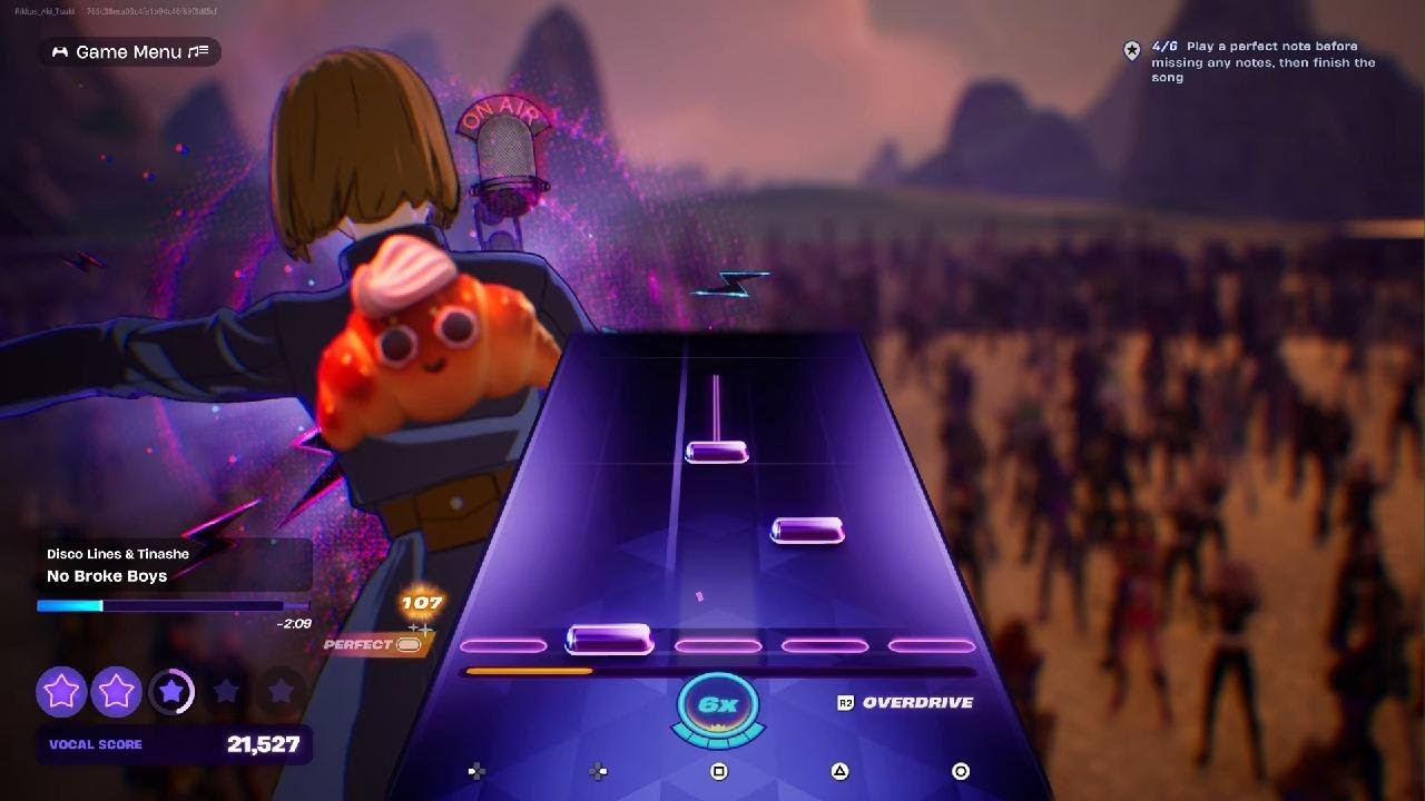 Nobara sings No Broke Boys in (Fortnite Festival)