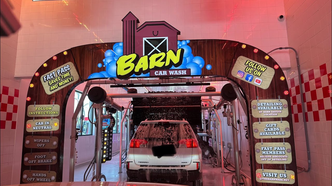 NEWLY REBUILT: Barn Car Wash of Revere: Squire Road Site