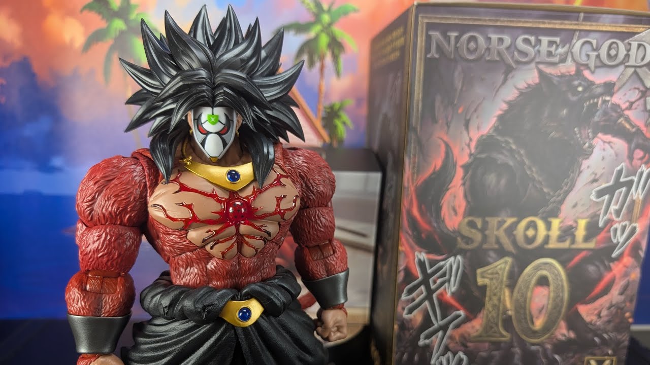 INSANE!! Mythos Anime Skoll MA10L 3rd Party Figuarts Dark SSJ4 Broly - Dragonball Heroes - Review