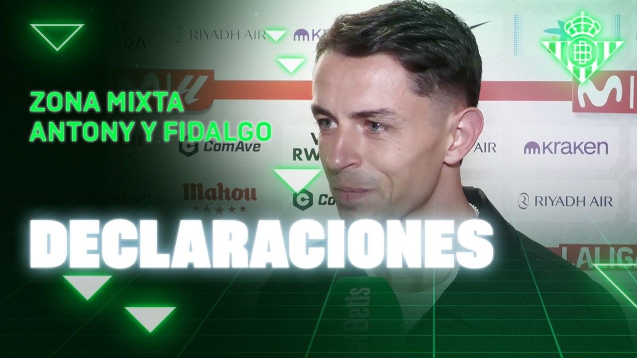 Zona Mixta de Antony y Fidalgo tras el #RealBetisAtleti 🗣🎙 | Real BETIS Balompié