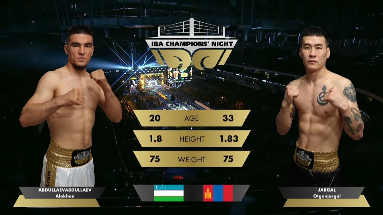 75kg ABDULLAEV Alokhon (UZB) vs JARGAL Otgonjargal (MGL) | IBA Champions' Night | April 14, 2024