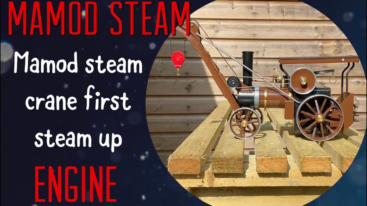 Mamod steam crane first steam up