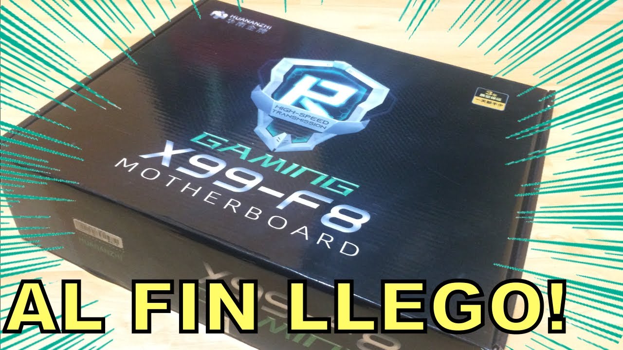 Al fin me llego! - huananzhi x99 F8 unboxing y datos español