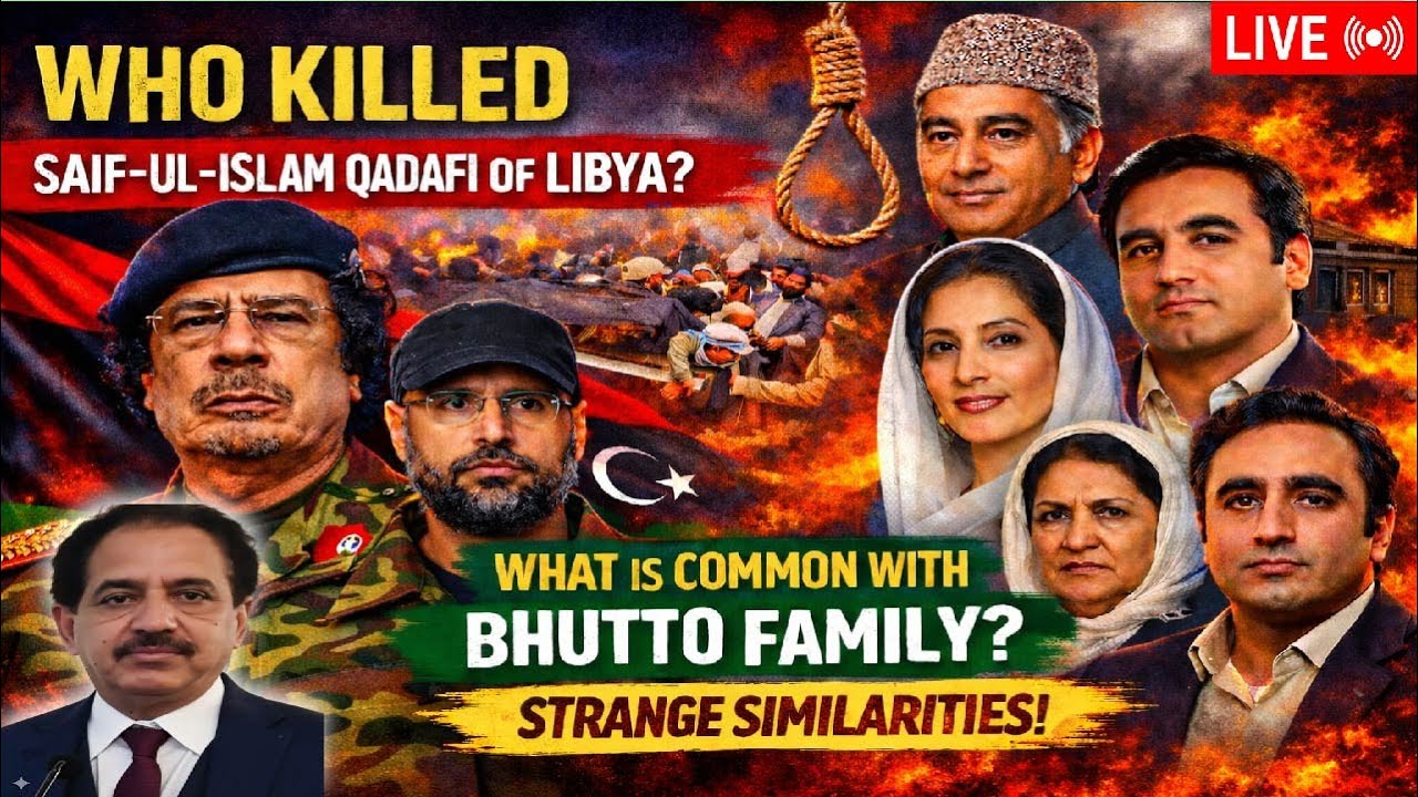 Who Killed Saif-ul-Islam Qadafi? Shocking Similarities With Bhutto Family | Big Political Mystery