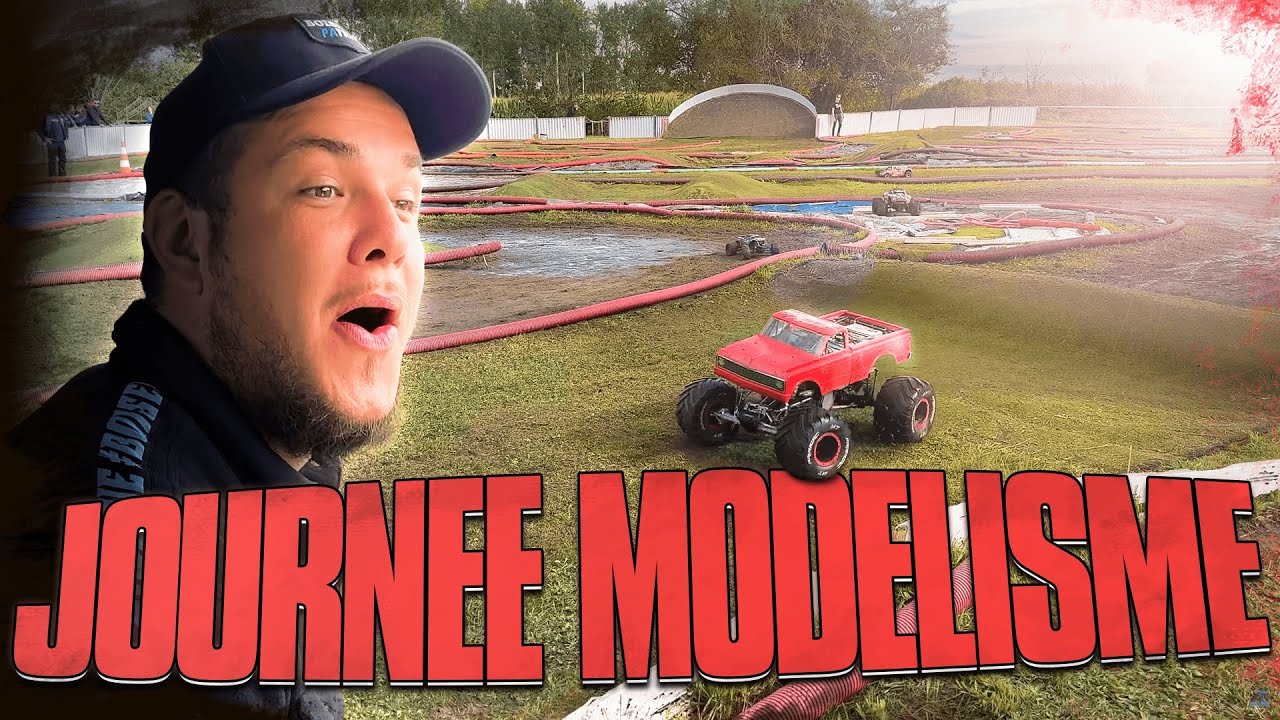Journée modélismes avec #Boiserie 😃 il crash ma voiture 😝