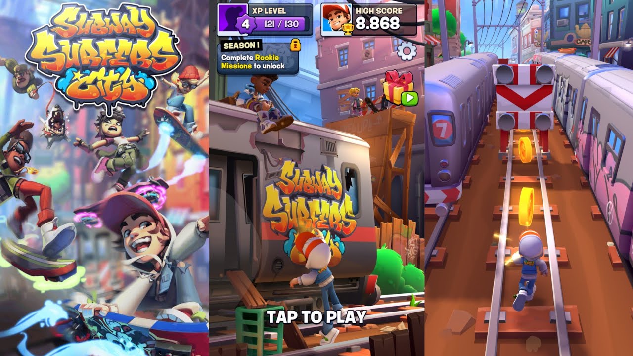 Subway Surfers City Gameplay Walkthrough Android, iOS New Game Part 1
