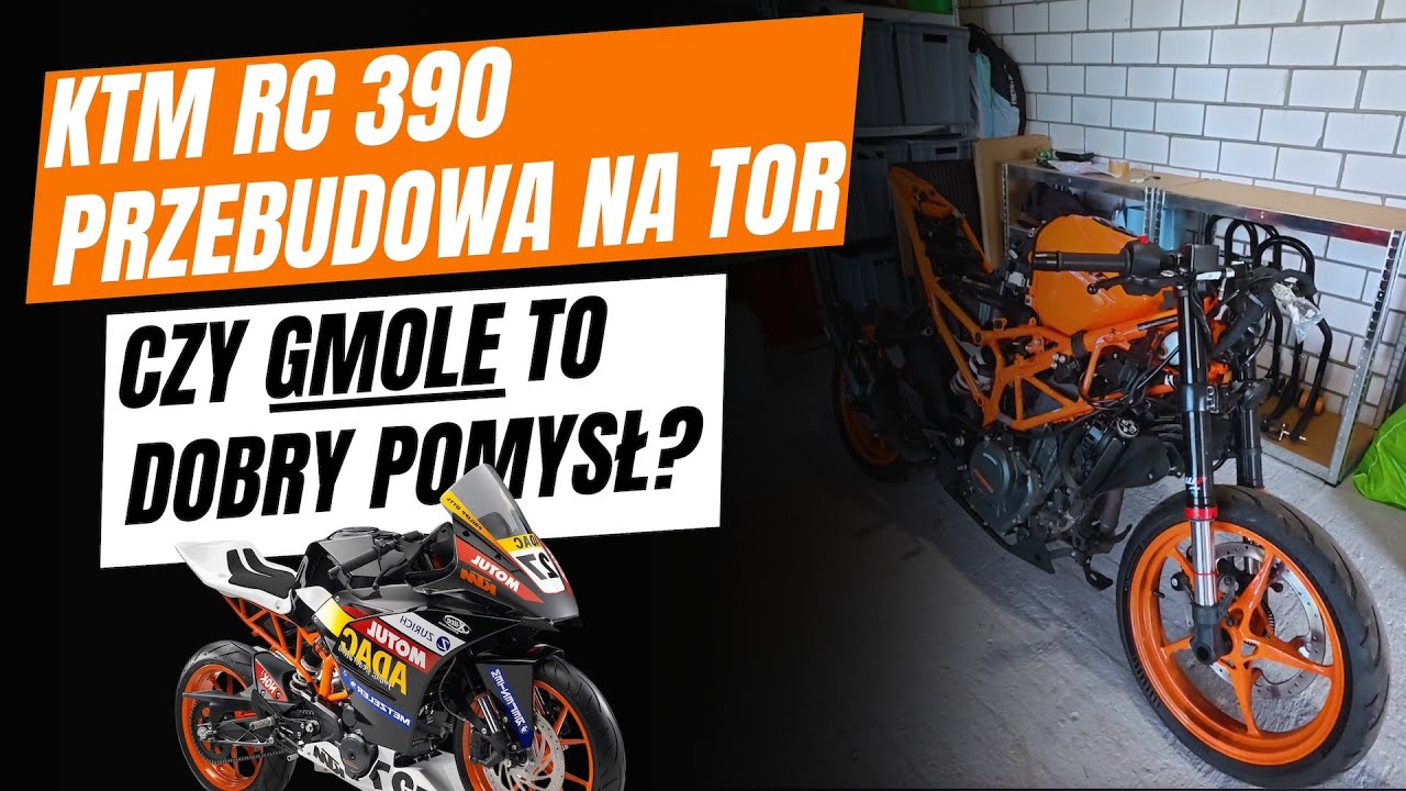 Przebudowa KTM RC 390 na tor | Po co GMOLE skoro nikt tego nie robi?