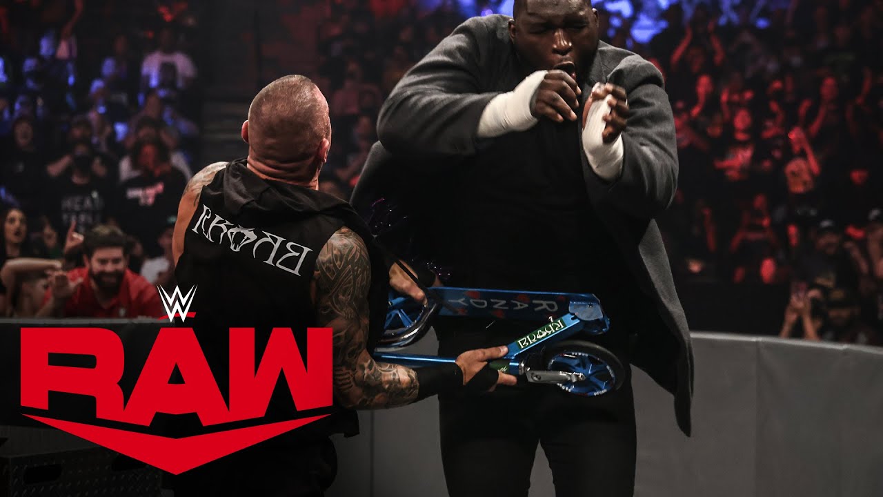 Randy Orton pummels Omos with scooter leading to a Riddle win: Raw, Aug. 23, 2021