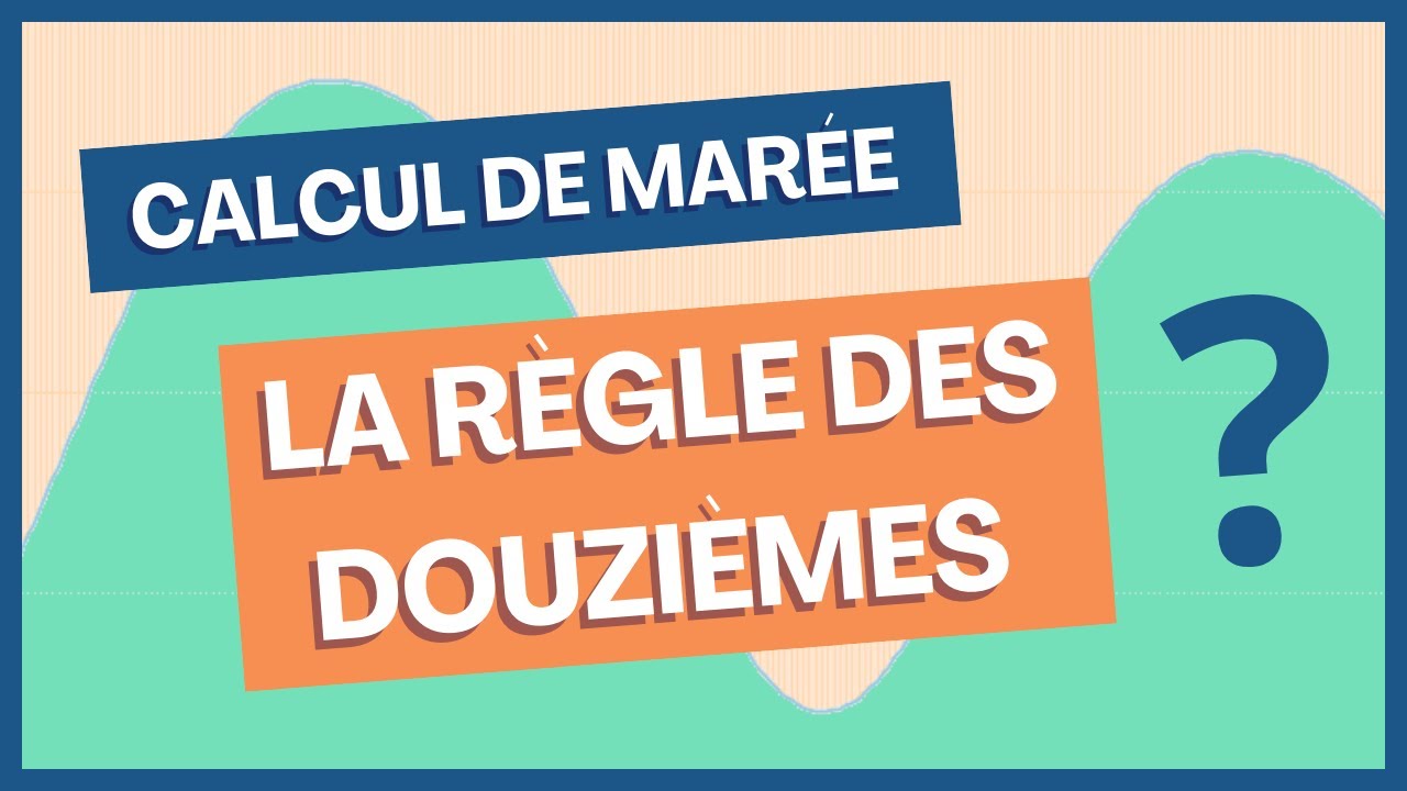 PERMIS HAUTURIER - CALCUL DE MAREE - REGLE DES DOUZIEMES - C'est facile en fait !