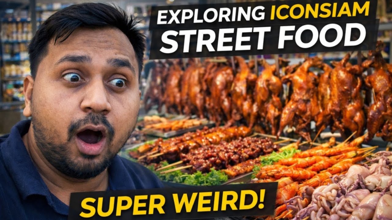 Bangkok Street Food at ICONSIAM 🇹🇭 | Weird Thai Foods You Must See