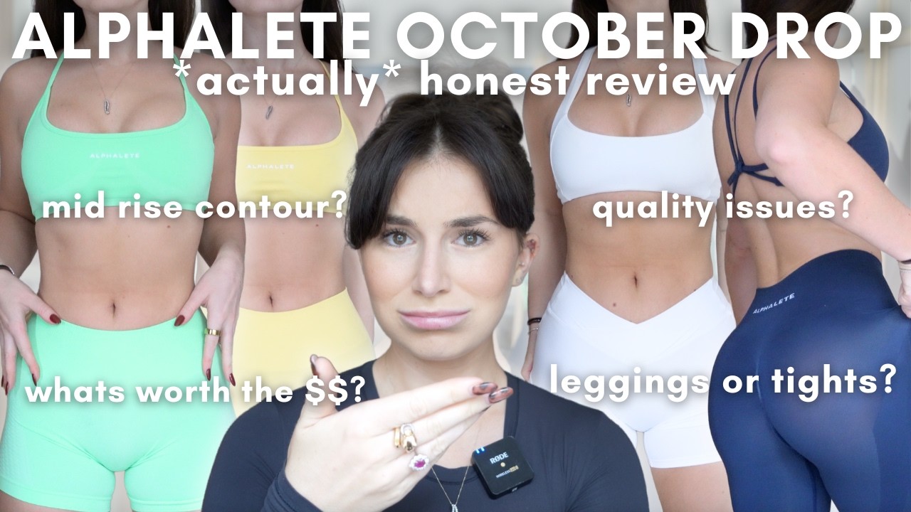 MID RISE CONTOUR? | *honest* alphalete review, new pump+tenacity, fabric, quality+sizing *in depth*