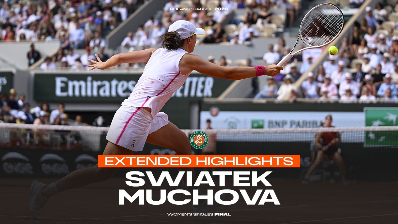 Swiatek vs Muchova extended highlights | Iga retains her Paris crown 👑 | Roland-Garros 2023