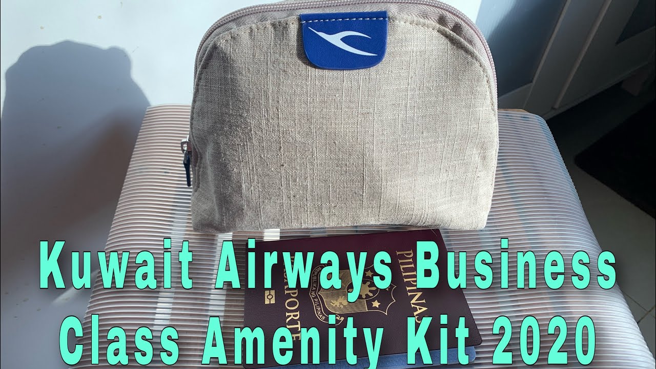 What’s inside of a KUWAIT Airways Amenity Kit for Business Class ( Kw-Europe-UK) 2020