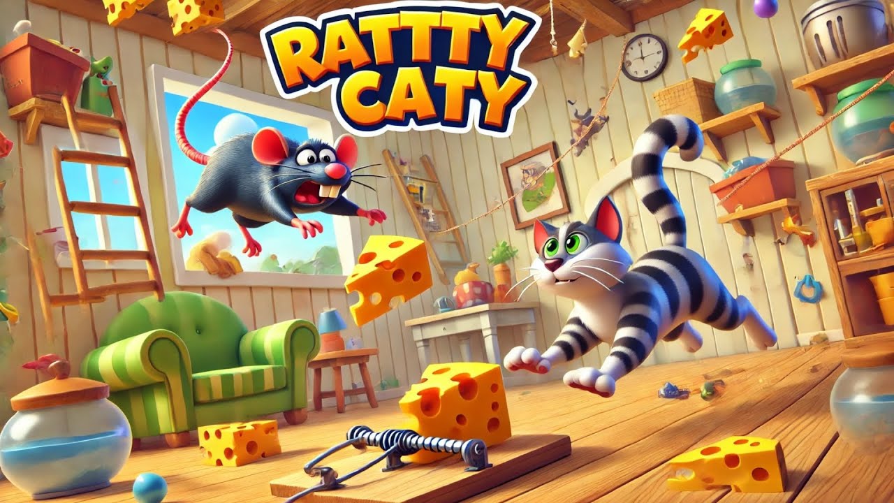 🐭 RATTY CATTY BÜYÜK KOVALAMACA! KEDİDEN KAÇ, YAKALANMA! 😱🔥