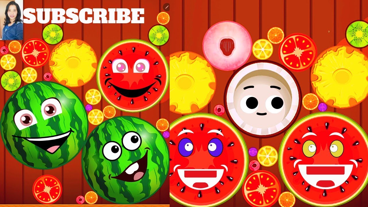 Fruit Fusion New 2048-style game walkthrough gameplay #fruitful#merge#2048#2048game#games