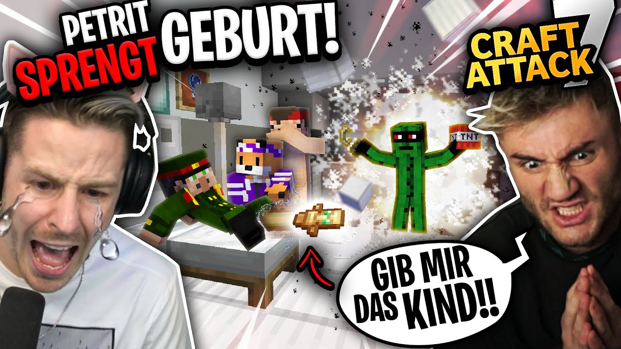 PETRIT SPRENGT die GEBURT und wird in den NETHER VERBANNT! Craft Attack 7!