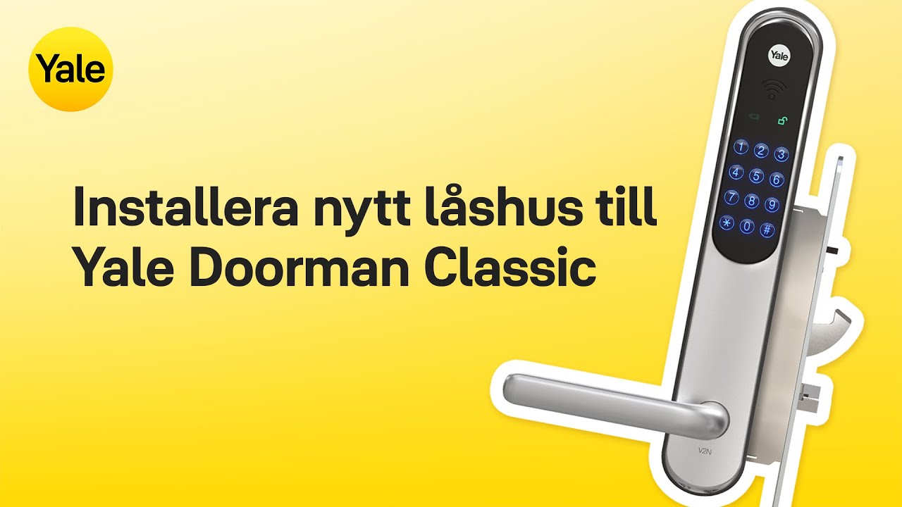 Yale Doorman Classic – Magnus visar ny version av låshus