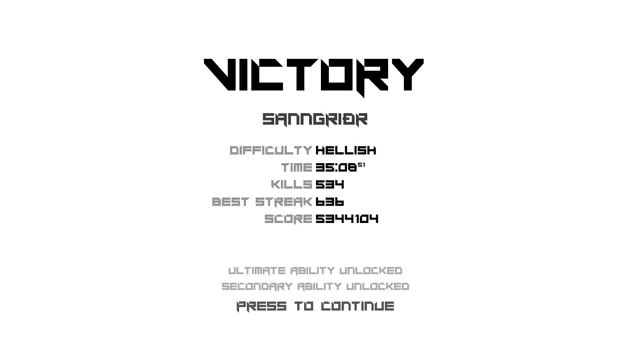 BPM: BULLETS PER MINUTE - Sanngriðr - Hellish clear