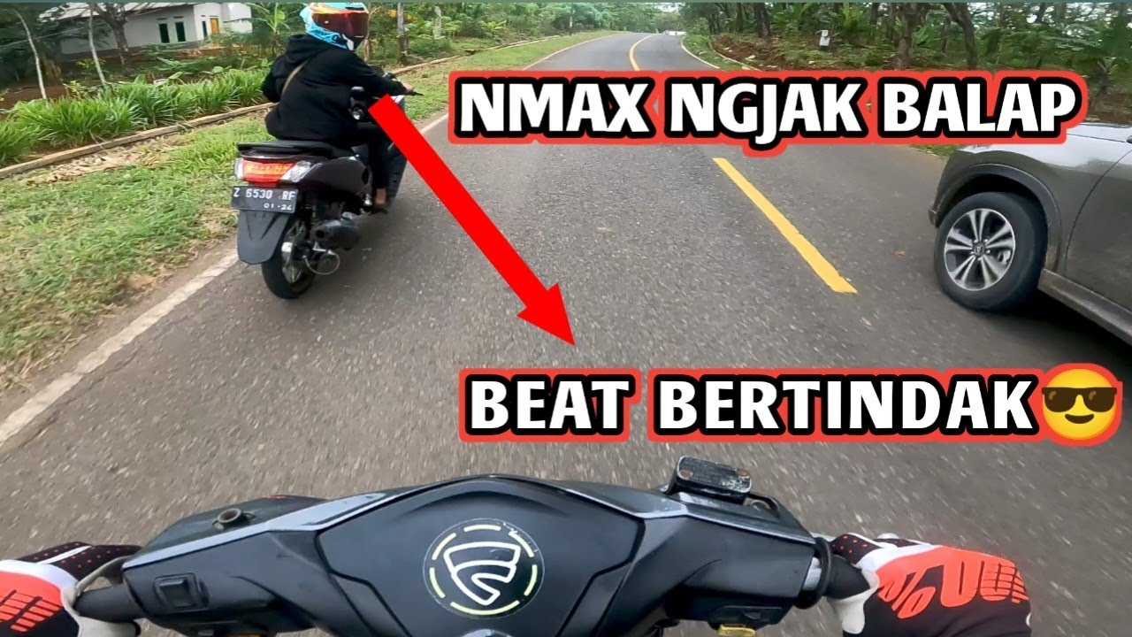 TES RIDE BEAT KARBU 150 CC DI KEJAR-KEJAR NMAX 😱