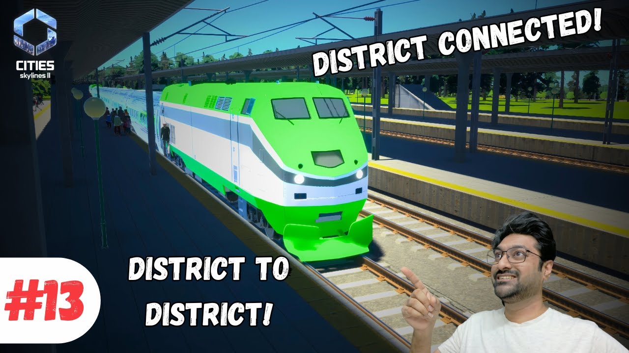 🚂 Central Train Hubs! 🔄 Connecting All Districts! | Cities: Skylines 2 | EP 13