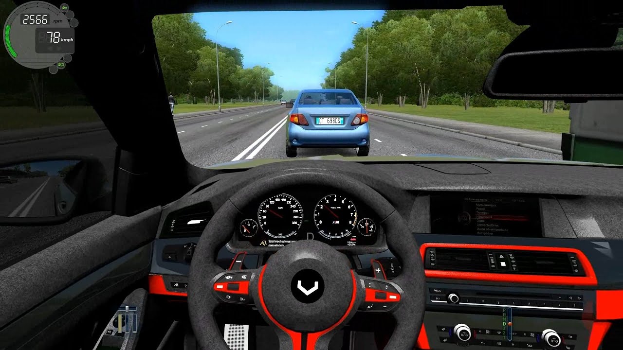 City Car Driving - BMW M5 F10 Vossen