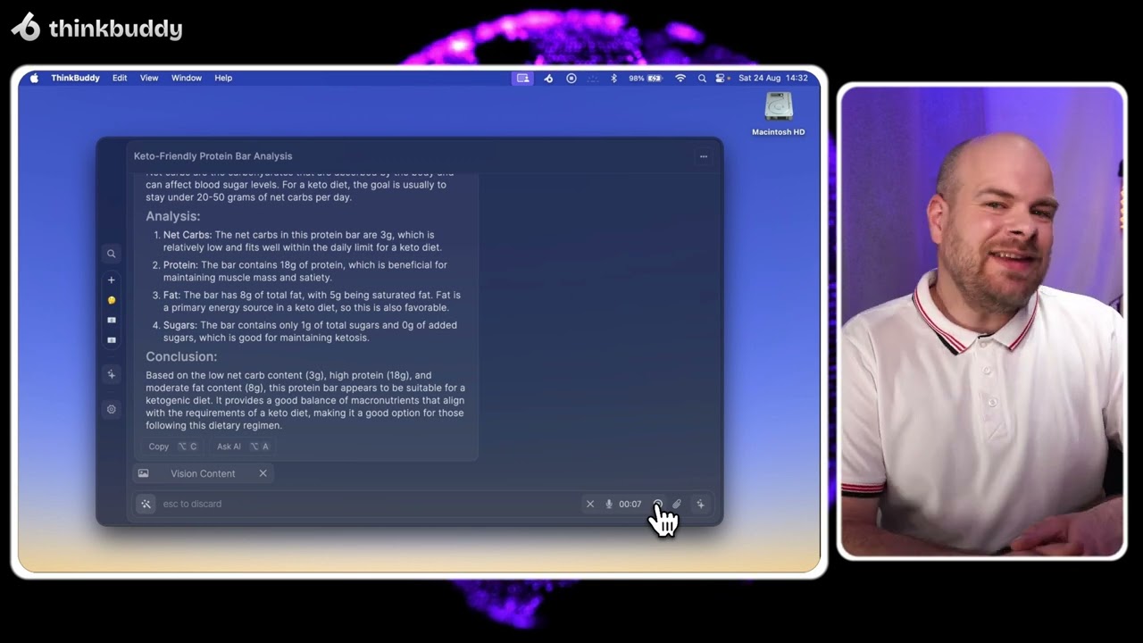 ThinkBuddy Screen Capture: Easiest Way to Ask Your AI Questions in MacOS