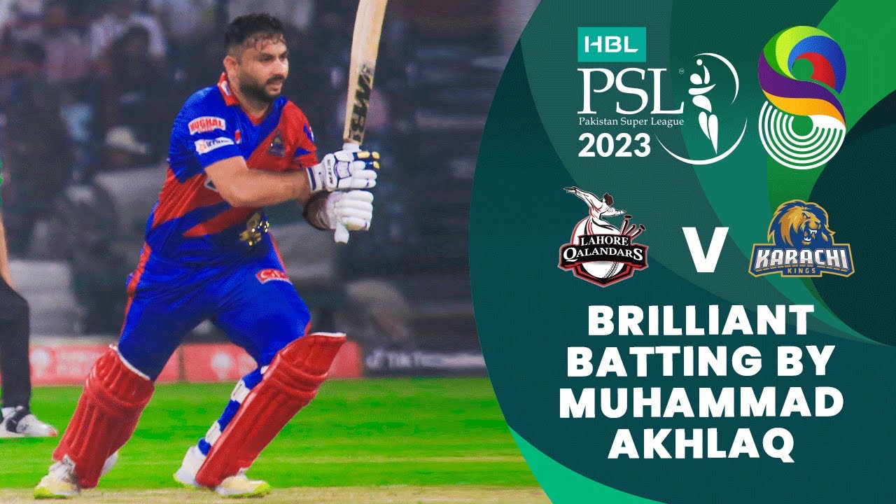 Brilliant Batting By Muhammad Akhlaq | Lahore vs Karachi | Match 30 | HBL PSL 8 | MI2T