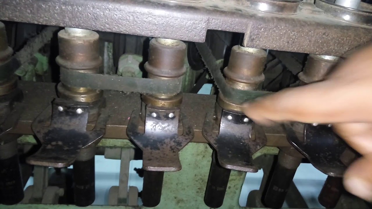 Material path through ring machine.