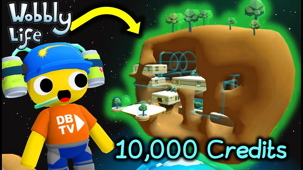 Экскурсия по космическому особняку за 10 000 долларов 👀Wobbly Life v1.0