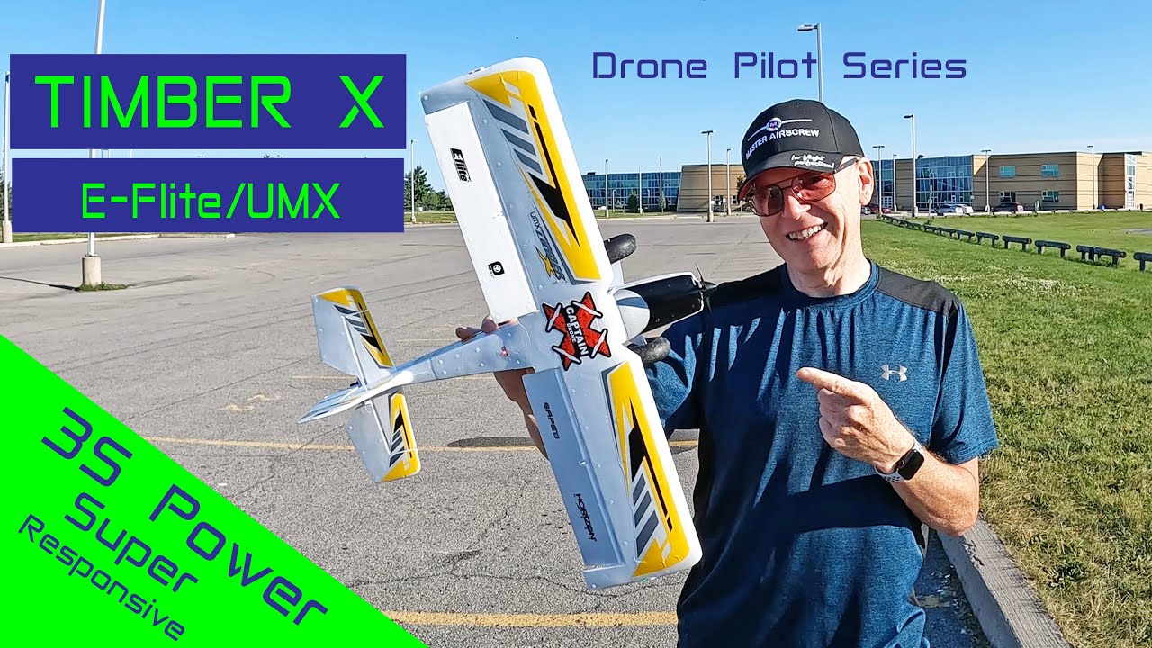 Drone Pilot flies the New UMX Timber X - Review