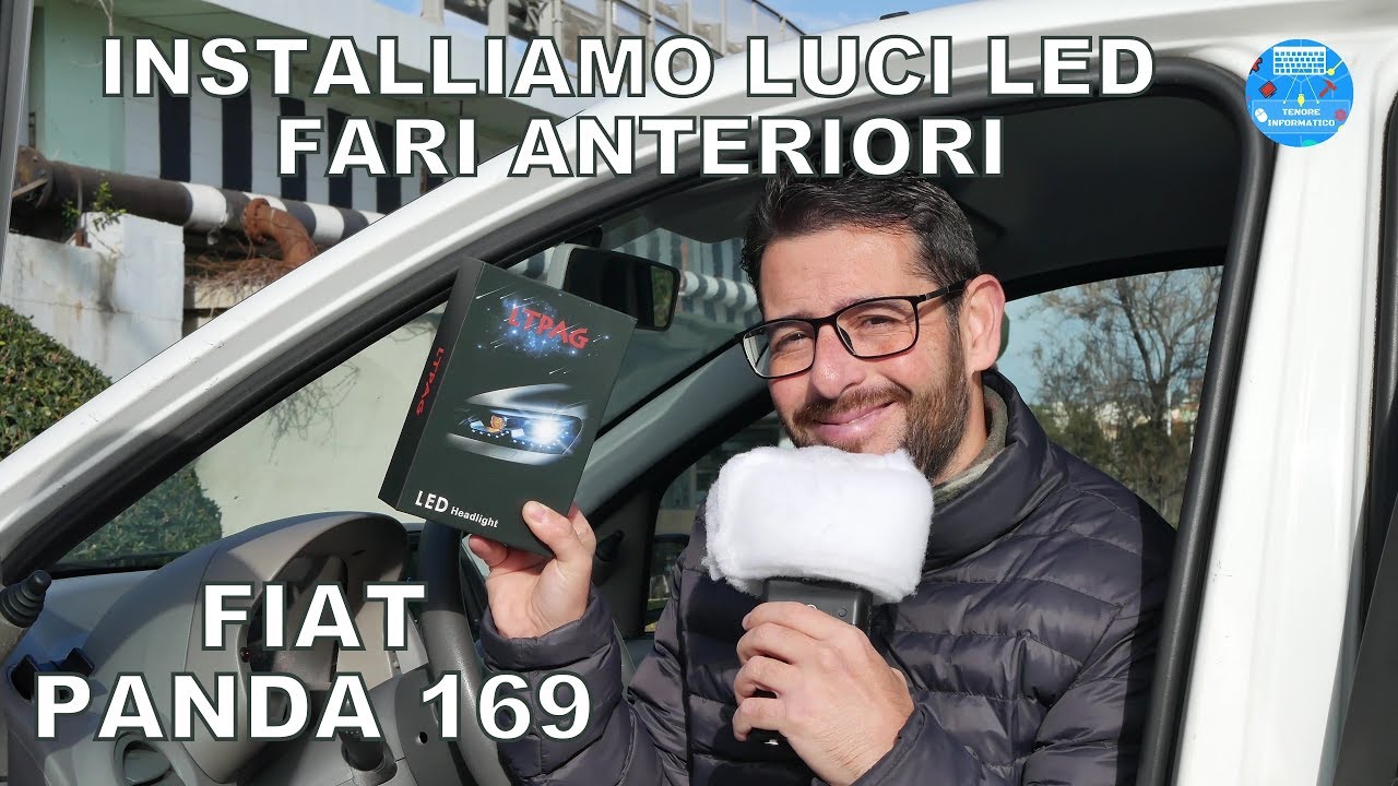 Installazione Lampadine LED Fari anteriori nella mia FIAT Panda 169