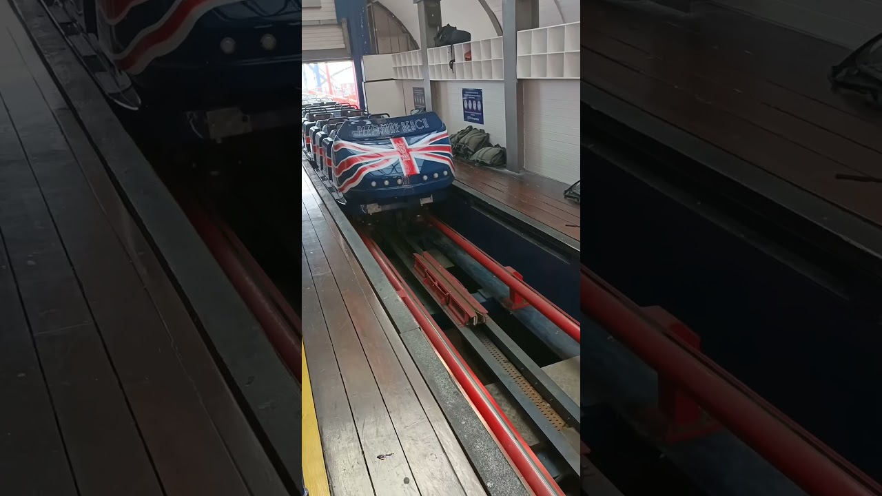 Big one ride classic rollercoaster Blackpool pleasure beach resort July 2025