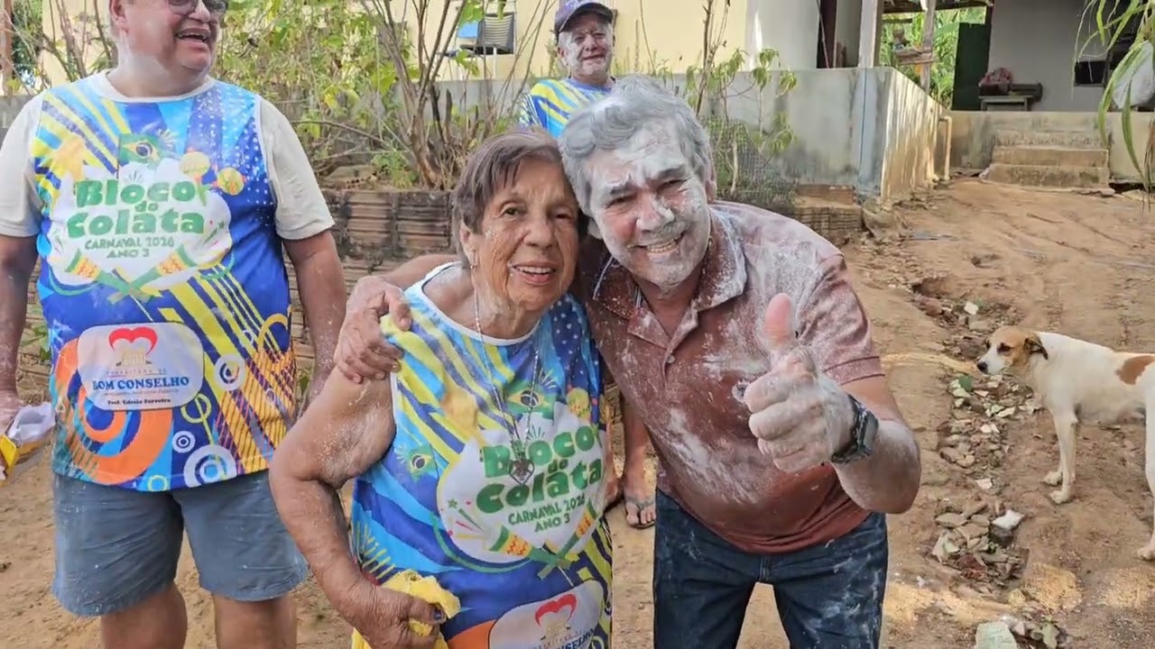 BLOCO DO COLATA INDO  DA OS PARABÉNS A  MEU IRMÃO ARNALDO 