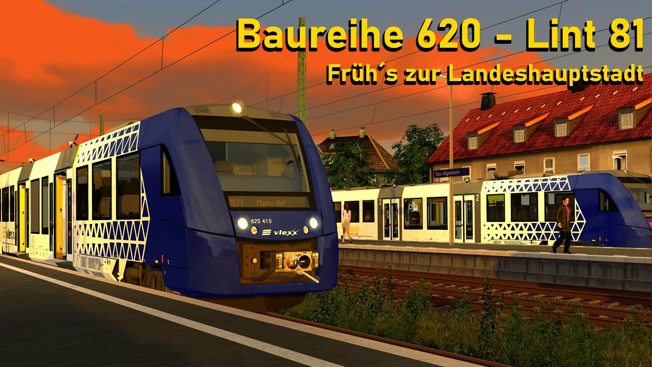 Train Simulator | Früh´s zur Landeshauptstadt | LINT 81 - Baureihe 620 der Vlexx