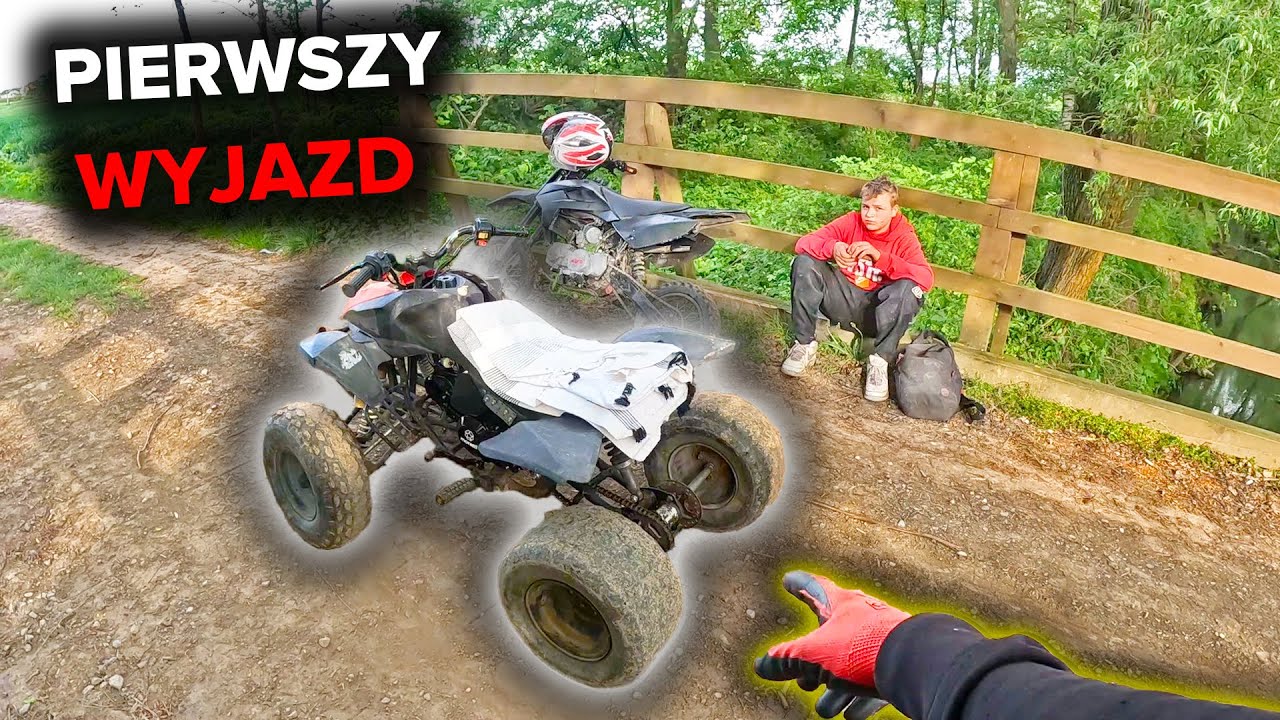 PIERWSZA JAZDA - Quad 125 *SWAP* Moretti 170